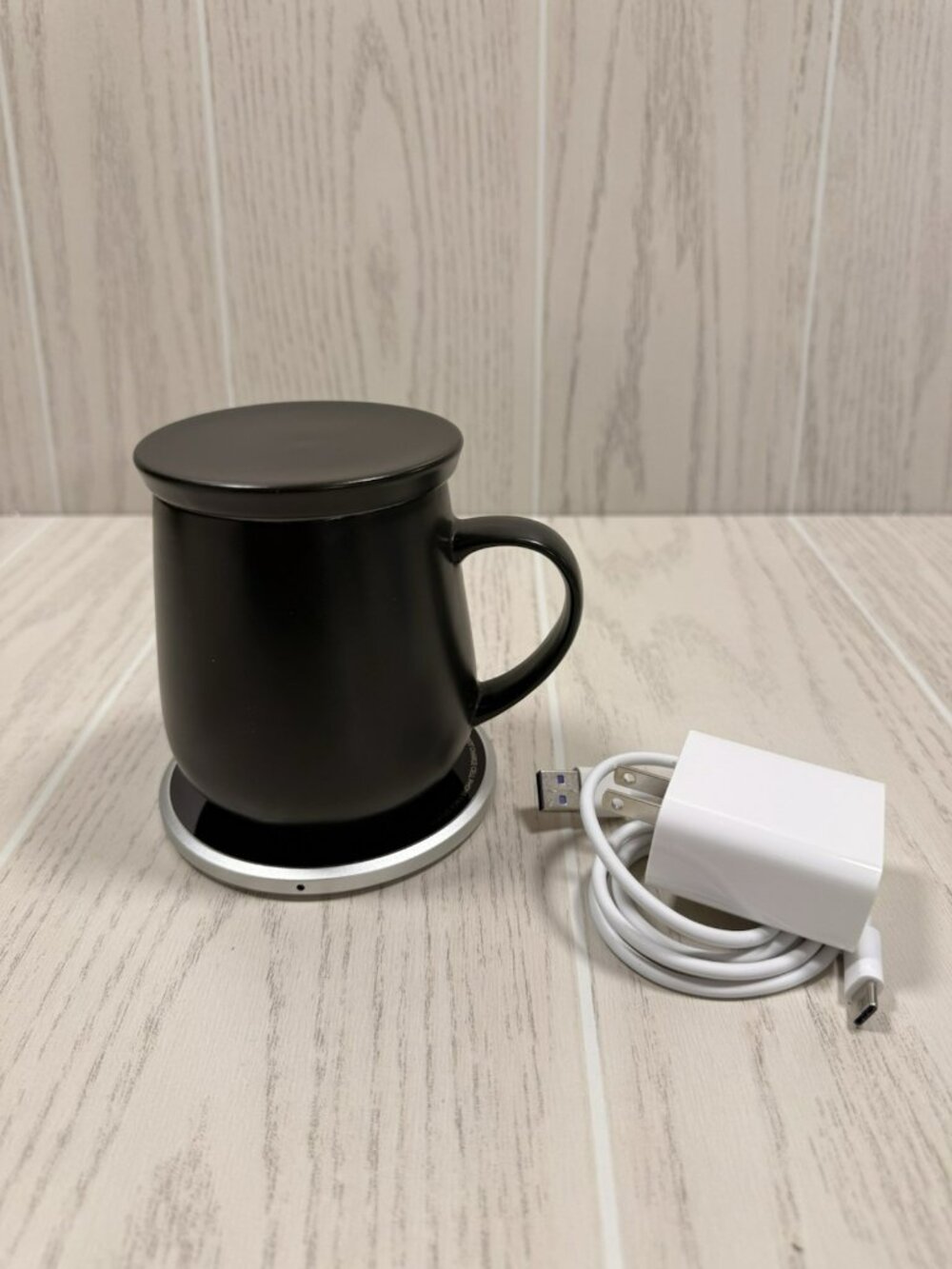 OHOM Ui+ Plus Self-heating Mug Cup Inkstone Black MGS04BK - Picture 12 of 12